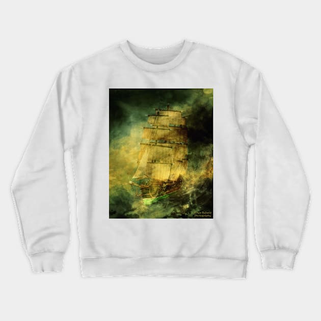 Stormy Seas Crewneck Sweatshirt by JimDeFazioPhotography